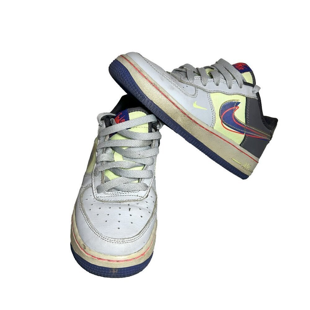 NIKE Air Force 1 Low GS Dunk It Sneakers Youth Size 4Y CT1628-001